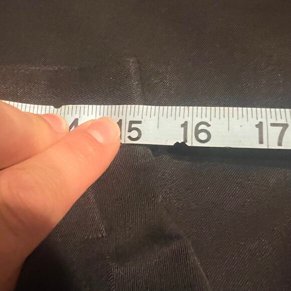 Nordstroms Industrialist Sportswear Womens Black Wool Skirt 12 with pockets - Picture 10 of 11